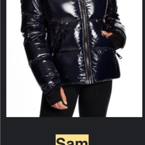 XS SAM Freestyle jacket blue ultramarine down, nearly new! - Picture 8 of 8